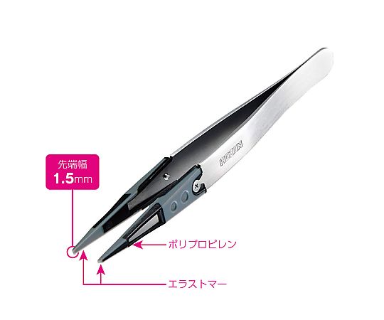 ホーザン ESDソフトチップピンセット P-640-J 入数：1本