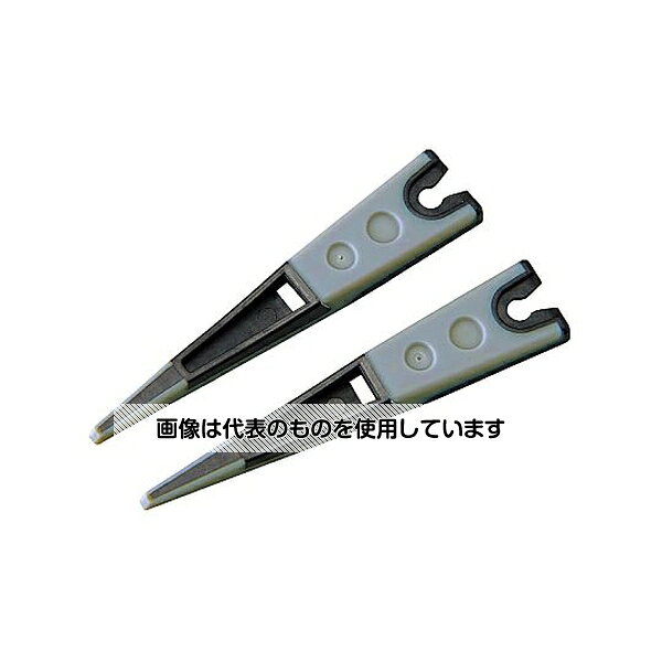 【アズワン AS ONE】分析・特殊機器 培養機器・容器 培養容器 商品の仕様 ●ESD管理値：1×10^4≦Rg＜1×10^12Ω ●硬度：80(エラストマー部)(ショアA) ●材質：ポリプロピレン+エラストマー ●色：黒＋グレー ●全長：48mm ●耐熱温度：80℃ ●適応機種：P-640-J ●入数：2個1組 ●幅：先端幅：1.5mm ●JANコード：4962772461365 【※ご注意ください】商品は代表の画像を使用しています。