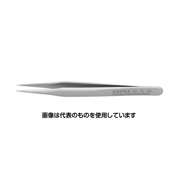 KNIPEX ミニ精密ピンセット80mm 9221-06 入数：1本