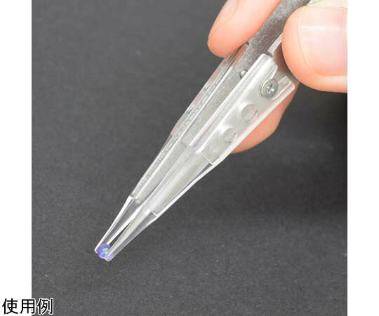 ホーザン 透明チップピンセット2.4mm(R型) P-643-A 入数：1個