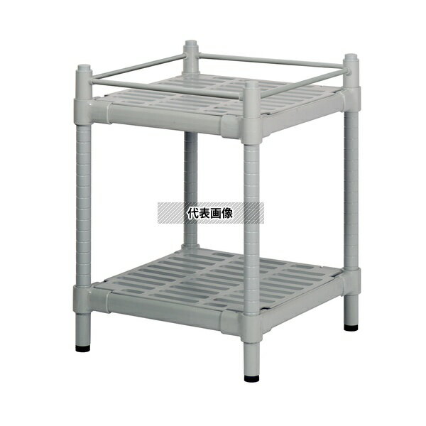 ナビス(アズワン) M-2FG コンフォートシェルフ(スリムタイプ) グレー 575×575×815mm