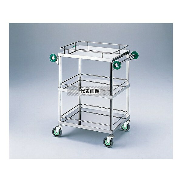 ナビス(アズワン) TSE-900 とっても静かな回診車(引出無)(3段) 900(1090)×600×900mm