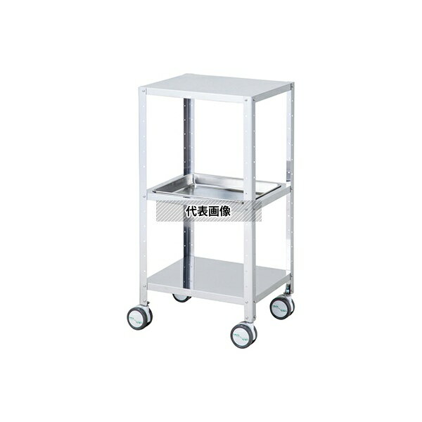 ナビス(アズワン) SB75-1 角バットワゴン(消毒盤台) 1段