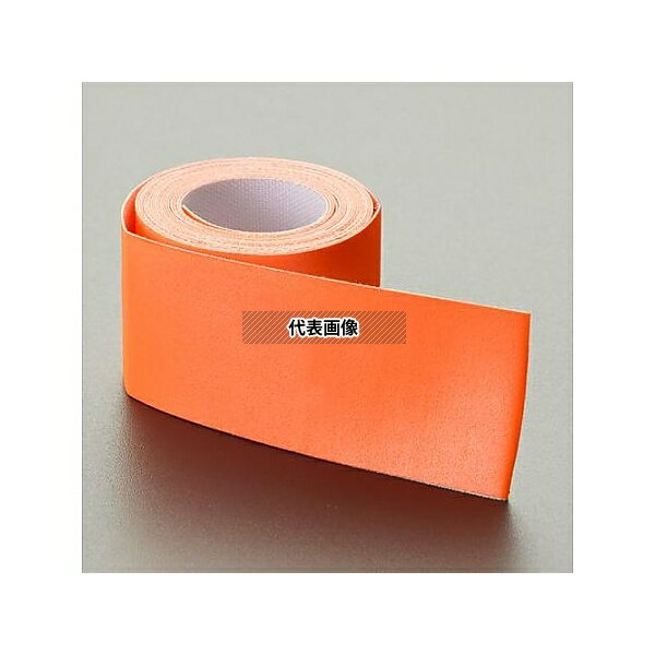 エスコ EA911AR-53 50mmx 2m/0.4mm 反射シート(蛍光オレンジ)