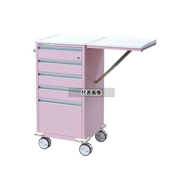 ナビス(アズワン) EC-P アルティア救急カート ピンク
