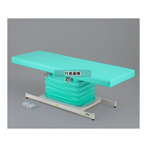 ナビス(アズワン) ATE-6018PG カラフル電動診察台 スタンダード 600×1800mm ライトグリーン [配送制限商品]