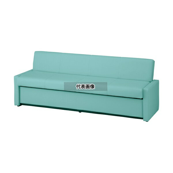 ナビス(アズワン) リクライニングベンチ(収納付) キウイ [配送制限商品]