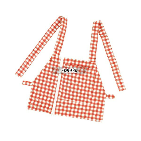 ナビス(アズワン) 酸素吸入用エプロン(ちえプロン) 小児用 レッド