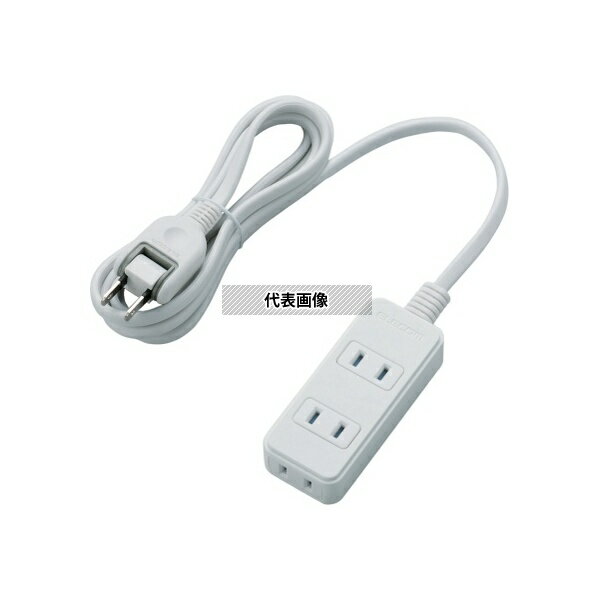 エレコム T-KST02-22320WH 電源タップ(雷ガード・ほこりシャッター)