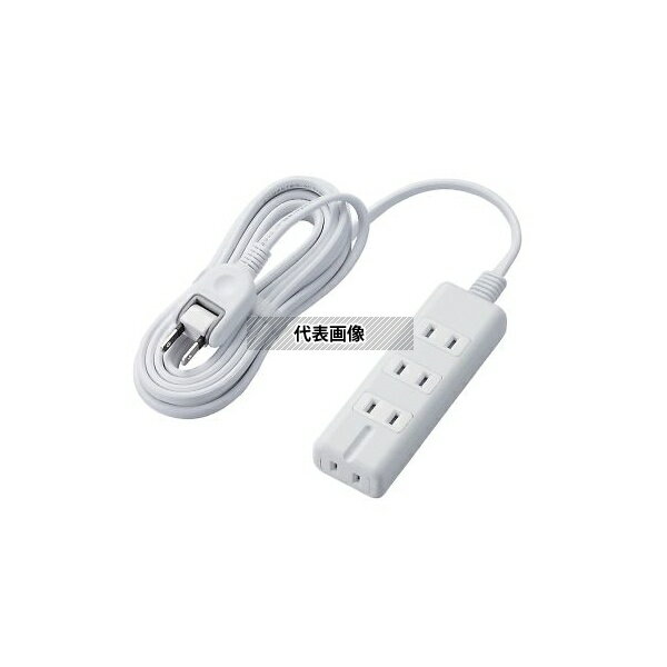 エレコム T-KM01-2430WH 磁石タップ 4個口(内3ピン1) 3m ホワイト