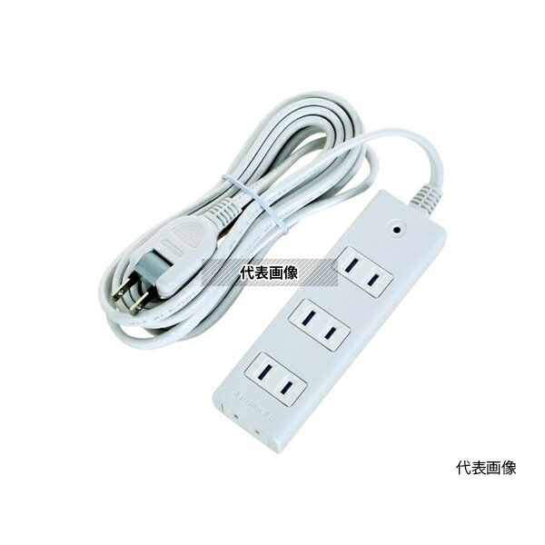 トラスコ中山 TOT2-405 電源タップ 2P4個口 5M マグネット付