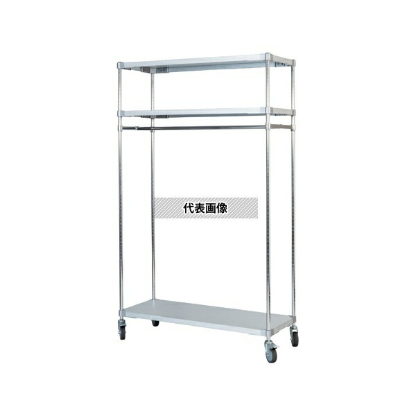 アズワン ASGH3-46120 ガルバリウムシェルフハンガー W1210×D460×H1800mm(4)