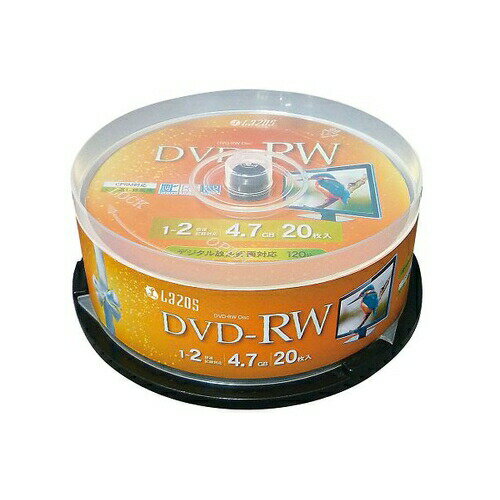 (AS ONE) ֥󥯥ǥǥ DVD-RW CPRMб 20祹ԥɥ L-DRW20P 1ѥå(20)