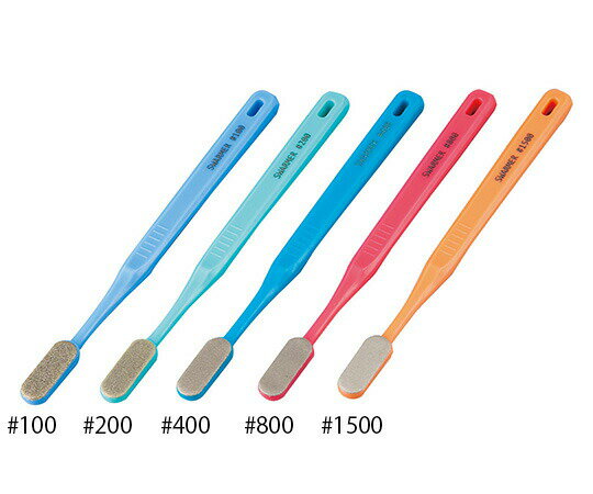 アズワン(AS ONE) ダイヤモンドヤスリ 歯ブラシ型 5色SET SWP20 1箱(5個入り)