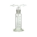 柴田科学 共通摺合ガス洗浄びん ムエンケ式 500mL 014640-500 1セット