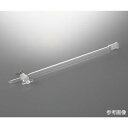 アズワン クロマトグラフ管(摺合有り) PTFEコックタイプ φ26mm CHT-26F-2440 1個
