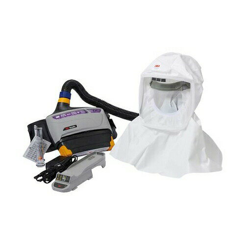 ●アズワン(AS ONE) バーサフロー電動ファン付き呼吸用保護具 隔離式ルーズフィット形(フード、大風量形..