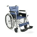 カワムラサイクル 車いす (自走式/スチール製/エアタイヤ/ビニールシート) KR801N 1台