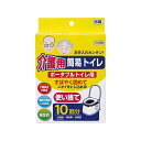 アズワン AS ONE ナビス看護・医療用品総合カタログ2022掲載商品 看護、介護用品＞救急＞防災・防犯用品 ●ポータブルトイレのバケツに汚物袋をセットするだけでご使用いただけます。 ●厚めの汚物袋で漏れにくく、凝固剤で素早く固めてニオイも防ぎます。 ●ポータブルトイレのバケツのお手入れが衛生的に行えます。 ●災害時にも使用可能です。 製品仕様 ●型番：KM-057 ●サイズ(mm)：145×215×50 ●入数：1パック(10回分入) ●材質：汚物袋・処理袋／PE(ポリエチレン)、凝固剤／高分子ポリマー・消臭剤・ウッドパウダー ●セット内容：汚物袋×10枚、処理袋×10枚、凝固剤×10個 ●JANコード：4956810860562