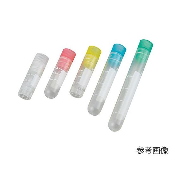 アズワン(AS ONE) セラムチューブ(インナーキャップ) 2mL 緑 50本×10包入 MS-4503G