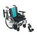 アズワン(AS ONE) 車椅子 とまっティ エメラルド MBY-41RB 1台