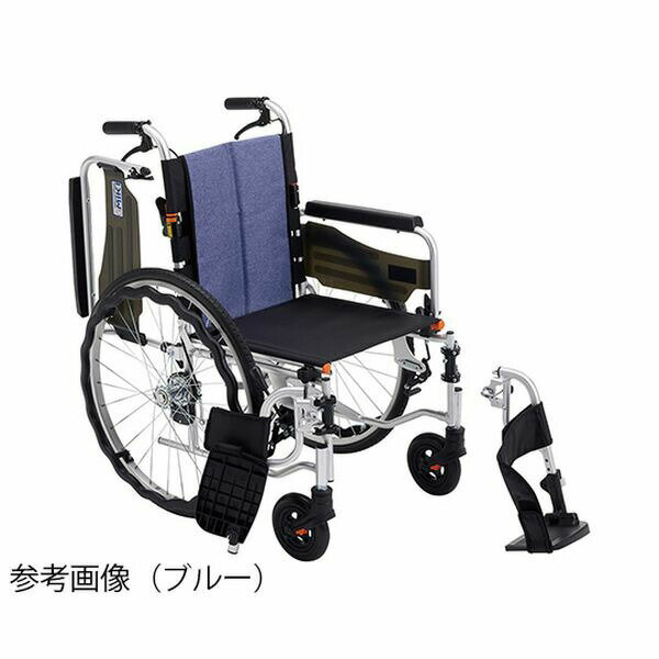 アズワン(AS ONE) サニタリー車いす ジターンシリーズ 多機能・自走式 ブルー JTN-3