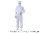 アズワン 異物混入対策ツナギ服 AS1401(男女兼用) 白 4L 1着(4)