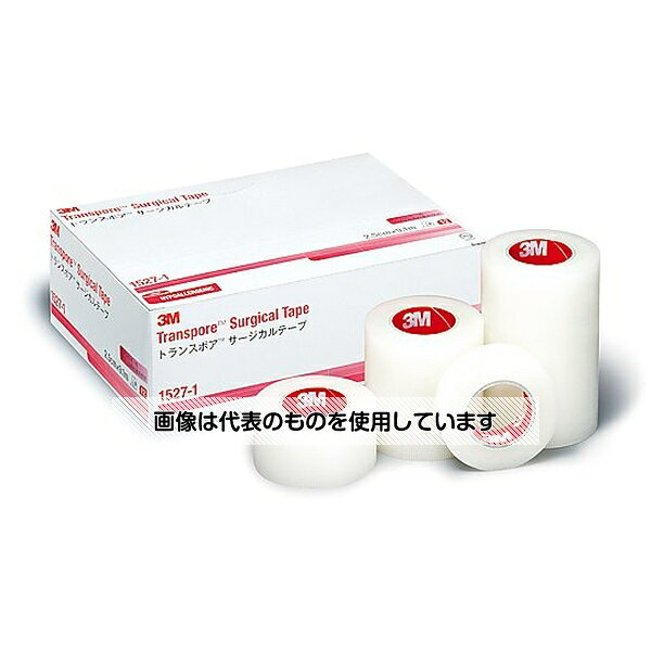 スリーエム トランスポア(TM)サージカルテープ 12.5mm×9.1m 24巻 1527-0 入数：1箱(24巻入)