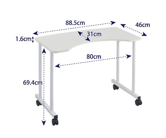 �������(AS ONE) �η졦�����ѥơ��֥�(�ۥ磻��) FV-512A-WH ������1��