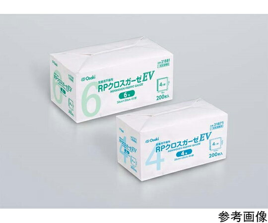 アズワン(AS ONE) RPクロスガーゼEV 6号 200枚入 21881 入数：1袋(200枚入)