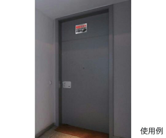 アズワン(AS ONE) 150x220mm 防犯用ステッカー(防犯カメラ/2枚) EA983TS-46 入数：1組(2枚入)