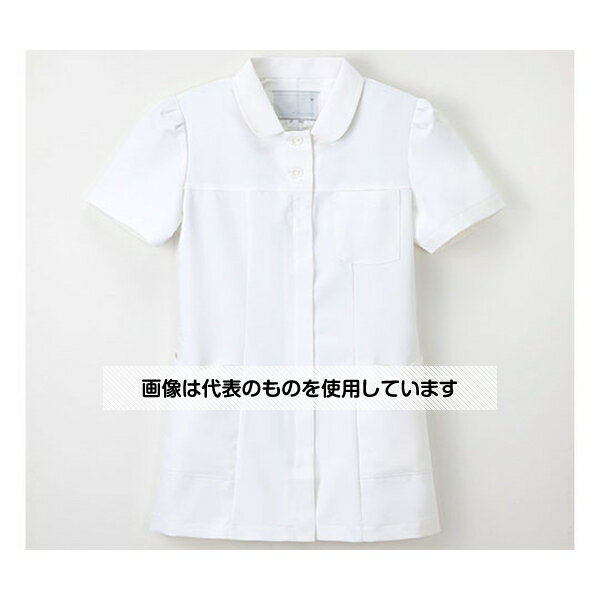 アズワン(AS ONE) ナースウェア(右ウエストループ入り／ジャケット) ホワイト／M CF-4802 M ホワイト 入数：1枚