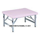 ナビス(アズワン) チェアベッド 850×590×410mm ピーチ Bench-P 入数:1個