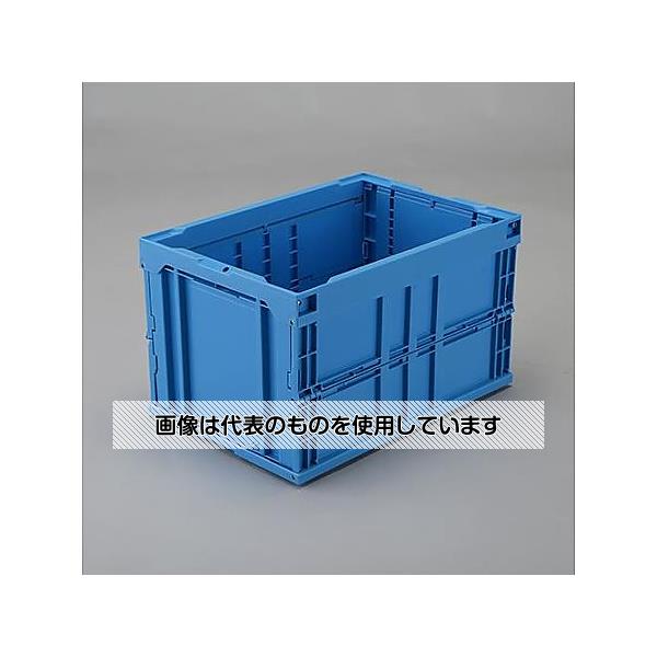 アズワン(AS ONE) 530x366x321mm/51.1L 折畳コンテナ(青) EA506AA-85 入数：1個