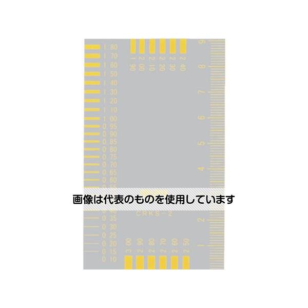 アズワン(AS ONE) クラックスケール 黄 CRKS-2Y 入数：1枚