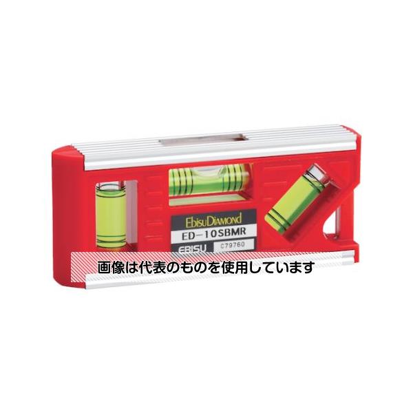エビス（水平器） 設備レベル レッド ED-10SBMR 入数：1個