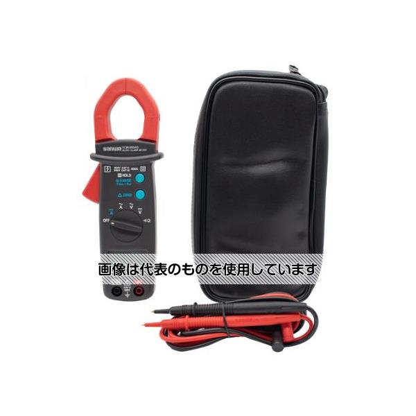 【アズワン AS ONE】実験室設備 工具類 工具、道具 ●※付属電池はテスト電池ですので新しい電池をご購入下さい。 商品の仕様 ●メーカー：三和電気計器(sanwa) ●型番：DCM400AD ●仕様：本体 ●導通：400Ω以下でブザー音 開放電圧／約1.5V ●直流・交流電圧：400/600V ●直流・交流電流：40/400A ●抵抗：400Ω ●クランプ内径：25mm ●クランプ開口径：29mm ●電源：単4アルカリ電池×2本(付属) ●サイズ：50(W)×28(D)×193(H)mm ●安全規格：IEC61010 CAT.III300V CAT.II600V ●重量：約230g ●用途：自動車整備に最適 ●付属品：テストリード(EA707NA-8／全長約1.1m/ピン先18mm)、携帯ケース、取扱説明書 ●データホールド、レンジホールド機能 ●導通ブザー 【※ご注意ください】商品は代表の画像を使用しています。