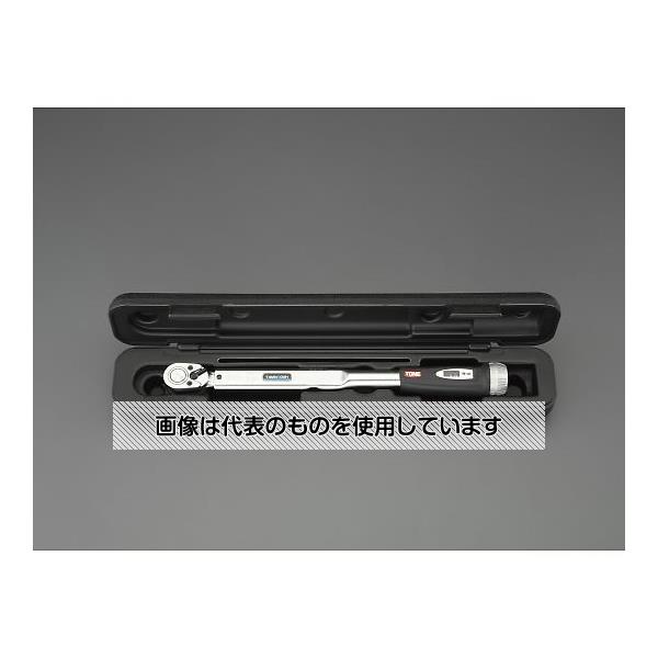 エスコ 20-100N m(1/2 DR) ラチェット式 トルクレンチ EA723NE-100B 入数：1本