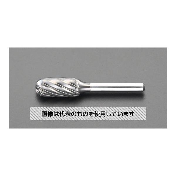 エスコ 6x19mm / 6mm軸 [Coated]超硬バー(アルミ用) EA819VZ-6 入数：1本