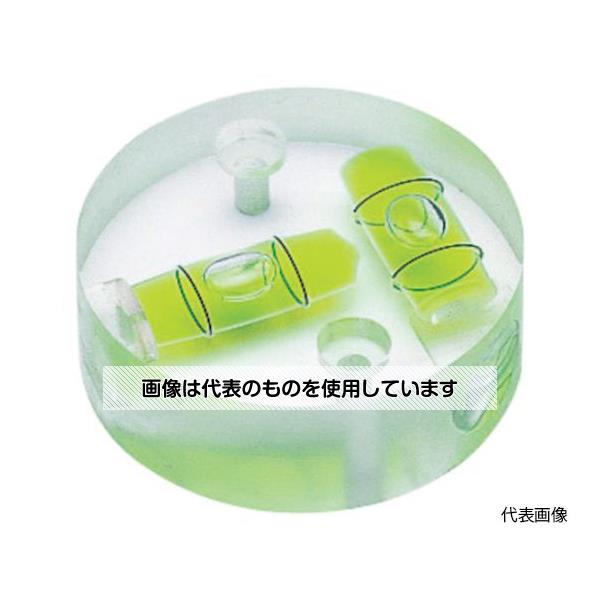 Thermometers - アカツキ製作所 樹脂製水平器 丸クロス型アイベル(取付穴付) 直径35MM CRTH-35 入数：1個