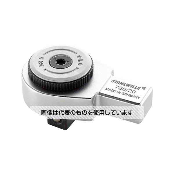 【アズワン AS ONE】実験室設備 工具類 工具、道具 ●トルクレンチ用の差し替えラチェットヘッド。 商品の仕様 ●差込角("SQ)：1/2 ●ジョイントサイズ(mm)：14x18 ●ヘッド部幅(b;mm)：43 ●ヘッド部厚み(h;mm)：26 ●ヘッド中心から本体差込部先端までの距離(S;mm)：25 ●許容トルク(Nm)：300 ●質量(g)：302 ●ギア数：60 ●リペアキット品番：7350/20 ●メーカー型番：735/20 ●JANコード：4018754034536 【※ご注意ください】商品は代表の画像を使用しています。
