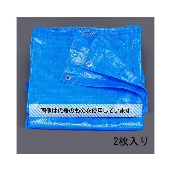 Rakuten - エスコ 10x 10m/0.06mm ブルーシート(2枚) EA911AB-4 入数：1組