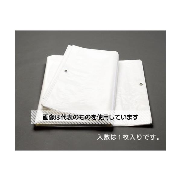 【アズワン AS ONE】実験室設備 工具類 工具、道具 商品の仕様 ●番手：3000番(＃3000) ●サイズ：10×10m ●厚み：0.25mm ●ハトメサイズ：内径：直径12mm、外径：直径23mm ●重量：15kg ●材質：シート：ポリエチレン、ハトメ：アルミ ●引張強度：縦：605N/cm、横：555N/cm ●伸度：縦：21.0％、横：15.0％ ●引裂強度：縦：145N/cm、横：105N/cm ●ハトメは4辺に900mmピッチで付いています。 ●ホワイトカラーで冬に人目に付きにくいシートです。 ●物品の判別に最適です。 ●入数は1枚です。 ●番手とは：3.6×5.4mサイズのシートを基準とし、シートの重さで厚みを表します。例、3000番(＃)→約3000g2000番(＃)→約2000g ●コード品番：EA911AC-43 【※ご注意ください】商品は代表の画像を使用しています。