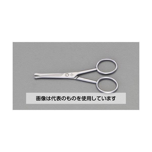 エスコ 100mm 鼻毛ばさみ EA916HC-4A 入数：1個