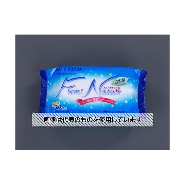 エスコ 200x300mm 除菌アルコールタオル(50枚) EA922HB-52 入数：1袋