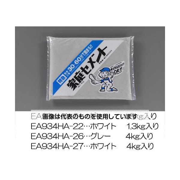 【アズワン AS ONE】実験室設備 工具類 工具、道具 ●塗って、その日のうちに使用したい個所など、緊急時や冬期間の補修に最適です。 ●30〜60分程度で固まり(水の量、気温によって変わります)、歩行程度の使用なら可能になります。 商品の仕様 ●内容量：4kg ●カラー：ホワイト ●施工面積：500×500mm(10mm厚) ●成分：ポルトラントセメント、寒水石 ●硬化時間：約30〜60分(水温・気温によって変わります) ●使用温度範囲：常温 ●硬化時間：約30〜60分(水温・気温によって変わります) 【※ご注意ください】商品は代表の画像を使用しています。