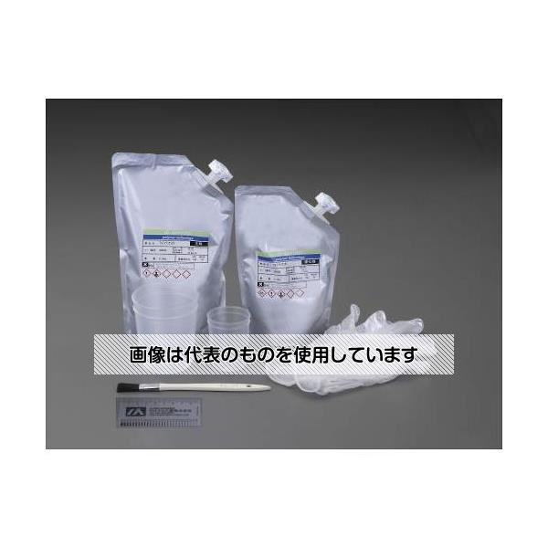 アルファ工業 1.0kg コンクリートひび割れ補修剤キット(夏用) EA934KC-12 入数：1セット...