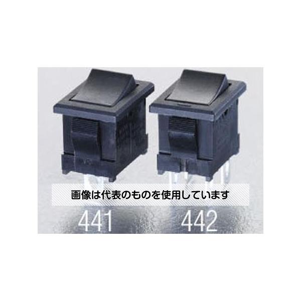 NKKスイッチズ 125V/10A 2極単投/ロッカースイッチ(高容量型) EA940DH-442 入数：1個