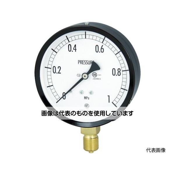 【アズワン AS ONE】実験室設備 工具類 工具、道具 ●ブルドン管の弾性変形(動き)を指針に伝える構造の圧力計で、構造が簡単なため取り扱いが容易です。 ●JIS B 7505-1規格品です。 商品の仕様 ●圧力レンジ(MPa)：0.0〜6.00 ●最小目盛(MPa)：0.100 ●精度：±1.6％ FS ●ケース形状：A ●接続部サイズ：G3/8B ●大きさ(mm)：100 ●大きさ(mm)：100 ●材質／仕上：ブルドン管／黄銅、圧力レンジ4MPa以上はステンレス(SUS316)、株／黄銅 ●注意：ねじサイズ、ねじ形状(GねじまたはRねじ)、圧力レンジ(MPa)をご確認の上、発注お願いします。 ●原産国：日本 ●コード番号：498-4773 【※ご注意ください】商品は代表の画像を使用しています。