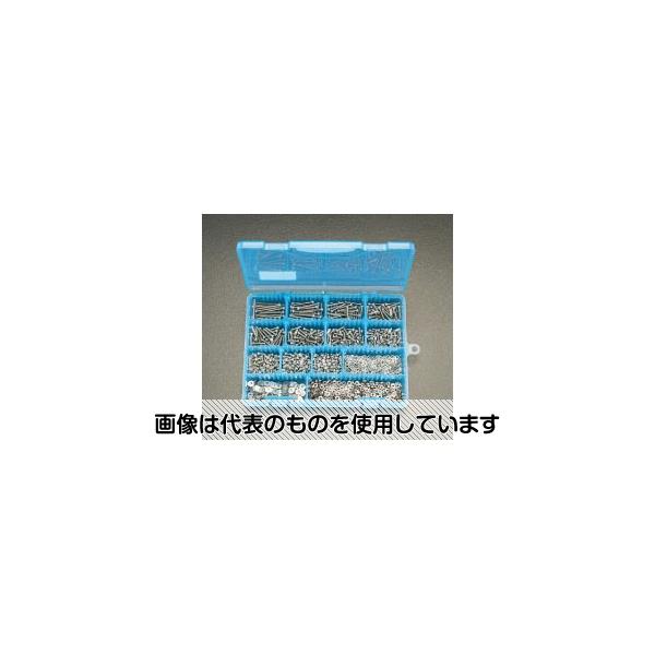 エスコ M3 鍋頭小ねじ・ナット・ワッシャーセット(ステンレス製) EA949AD-7 入数：1セット